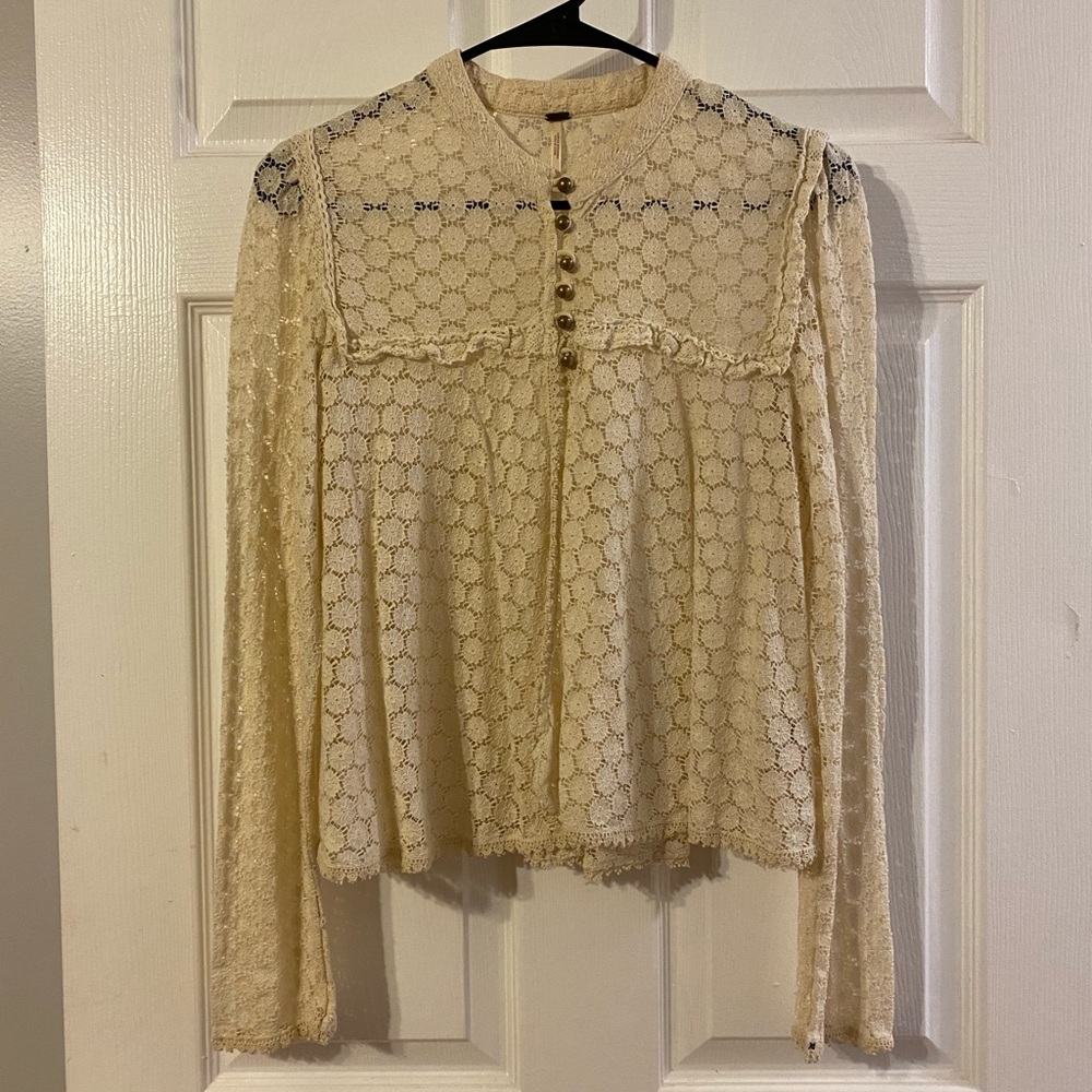 Free people lace top